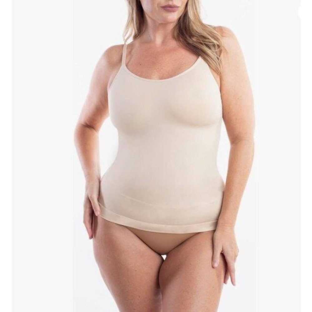New UNDEROUTFIT Cami Tank Tummy Control #460 Compression Nude 2XL